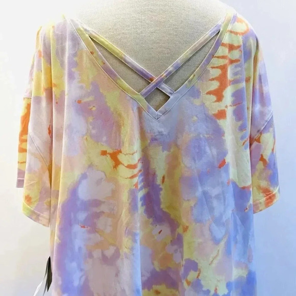 NWT TEK GEAR Women Short Sleeve Round Neck Athletic Workout Gear Shirt Size 3X - Picture 6 of 9